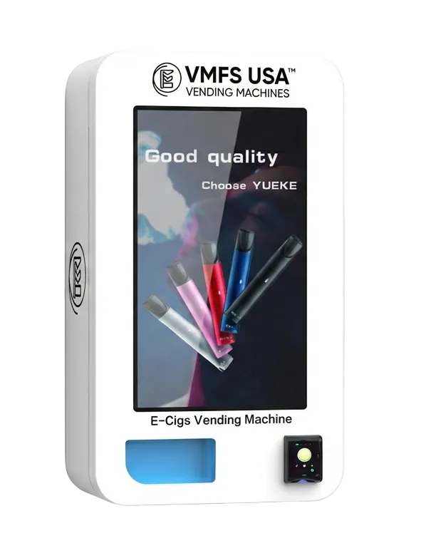 Vape vending machine earning in an adult-only venue