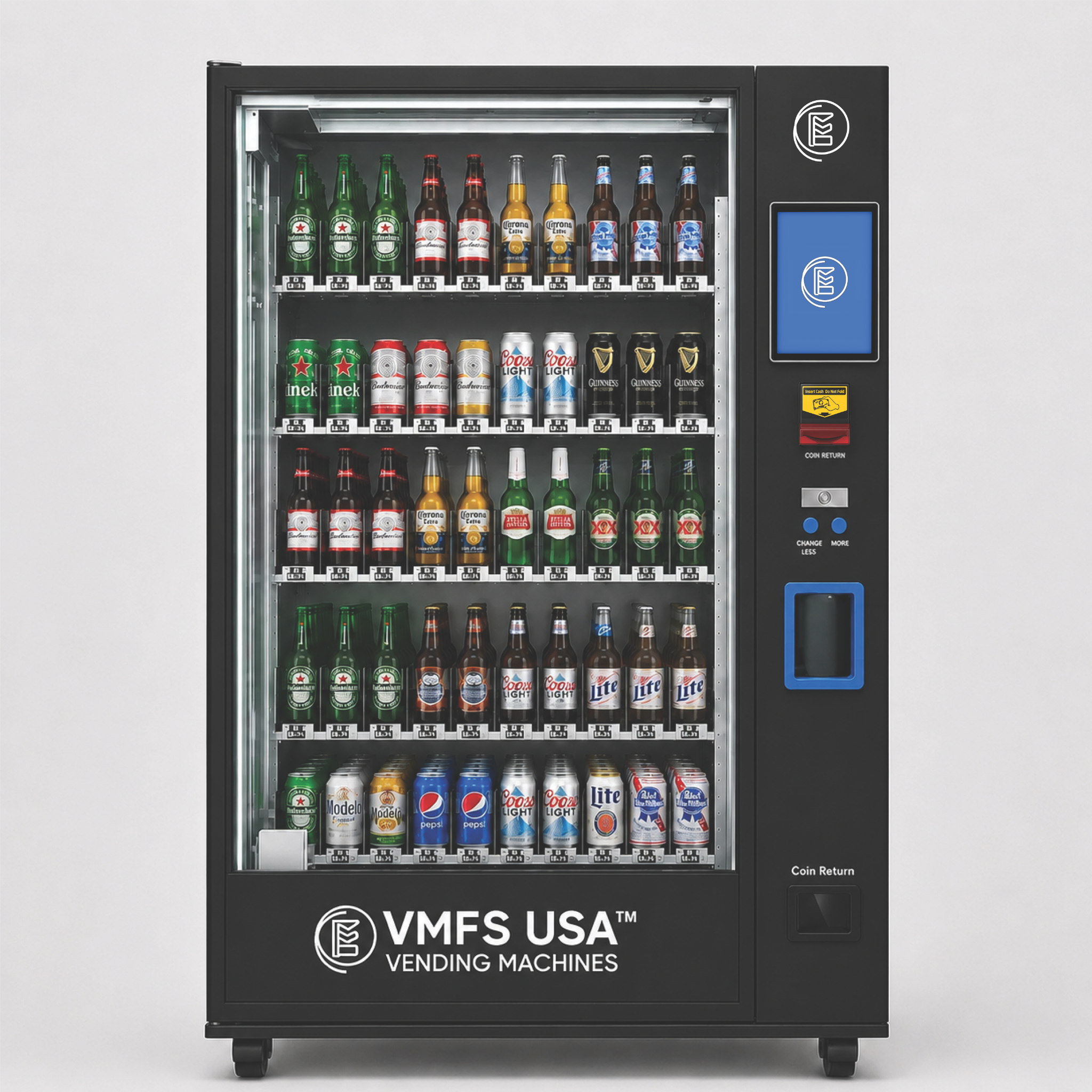 Máquina expendedora de latas de cerveza
