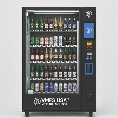 Máquina expendedora de latas de cerveza