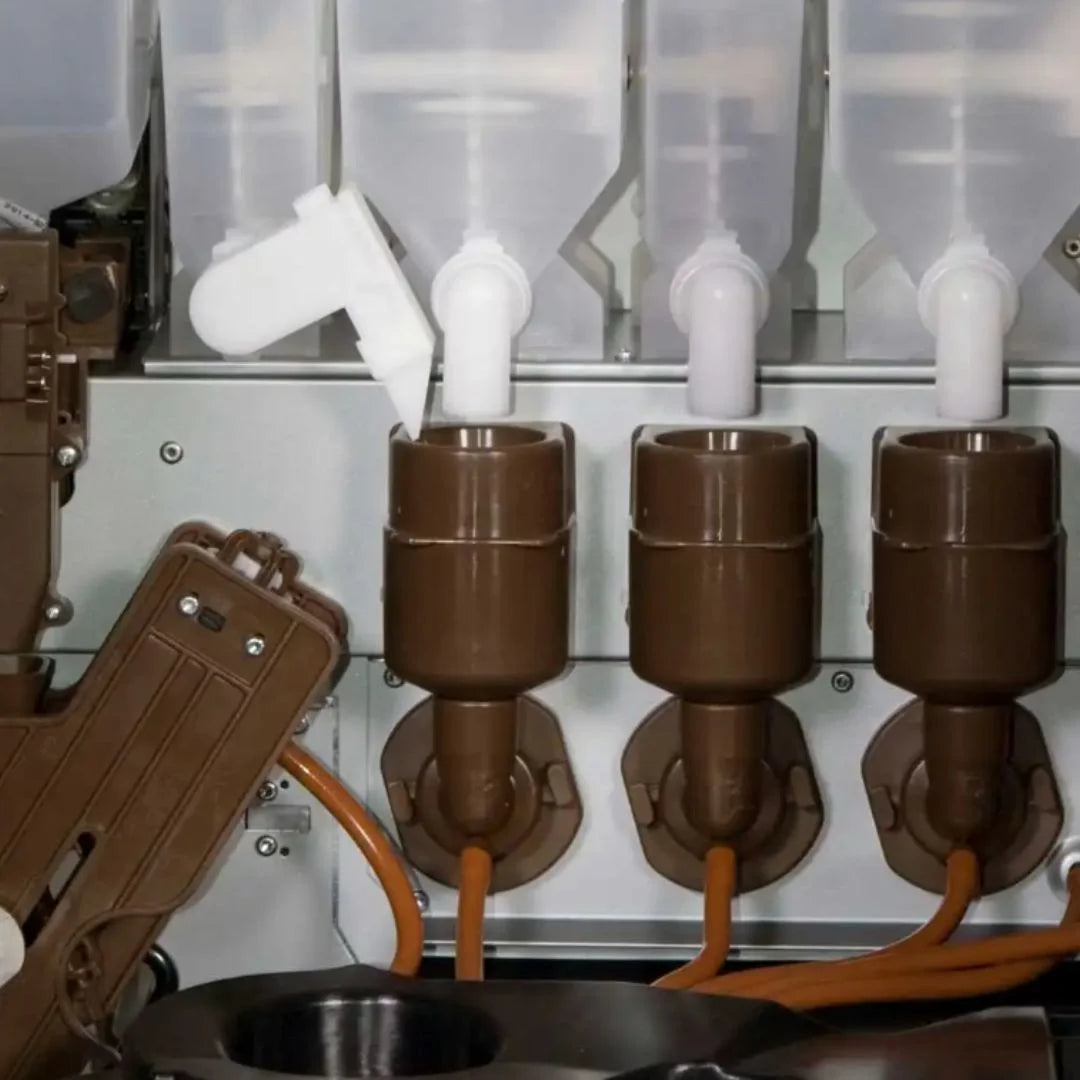 CorePro pressure valve brewing unit and bean hopper