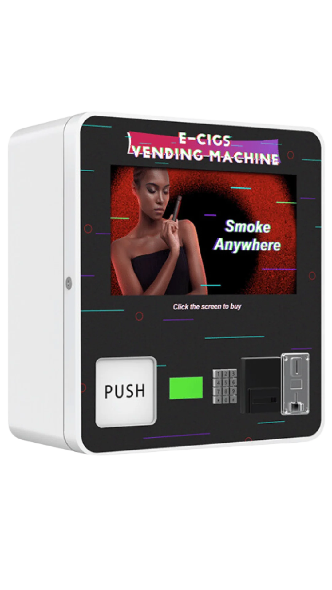 countertop age verification vape vending machine