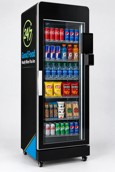 Máquina expendedora de refrigerador inteligente «Grab & Go»