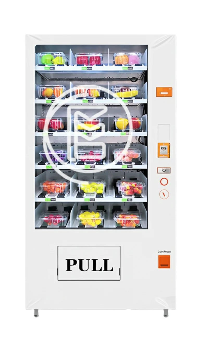 Máquina expendedora de alimentos con elevador