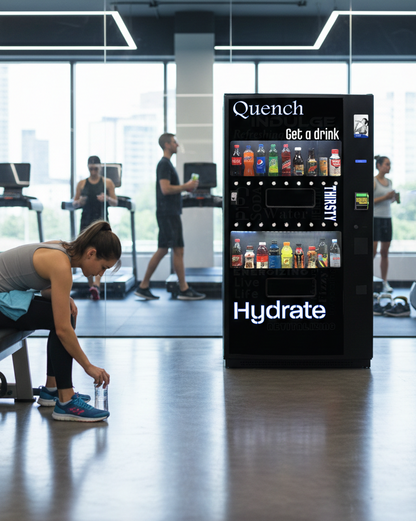 Seaga Prosper Vending Machine in a Gym