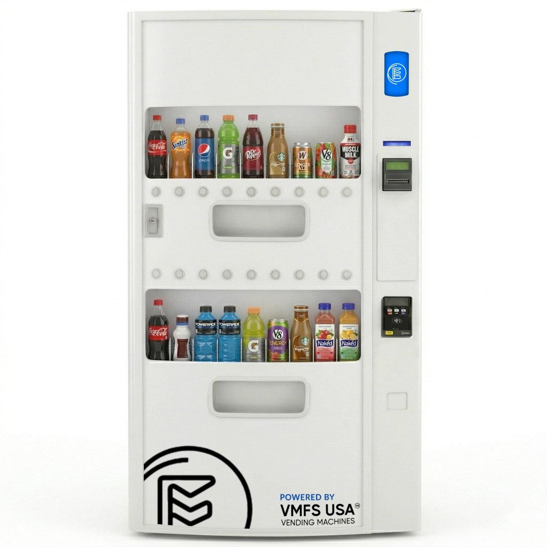 column-based layout inside Seaga Prosper beverage vending machine