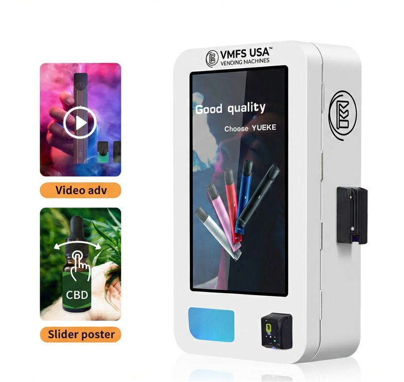 Vape vending compliance and age verification