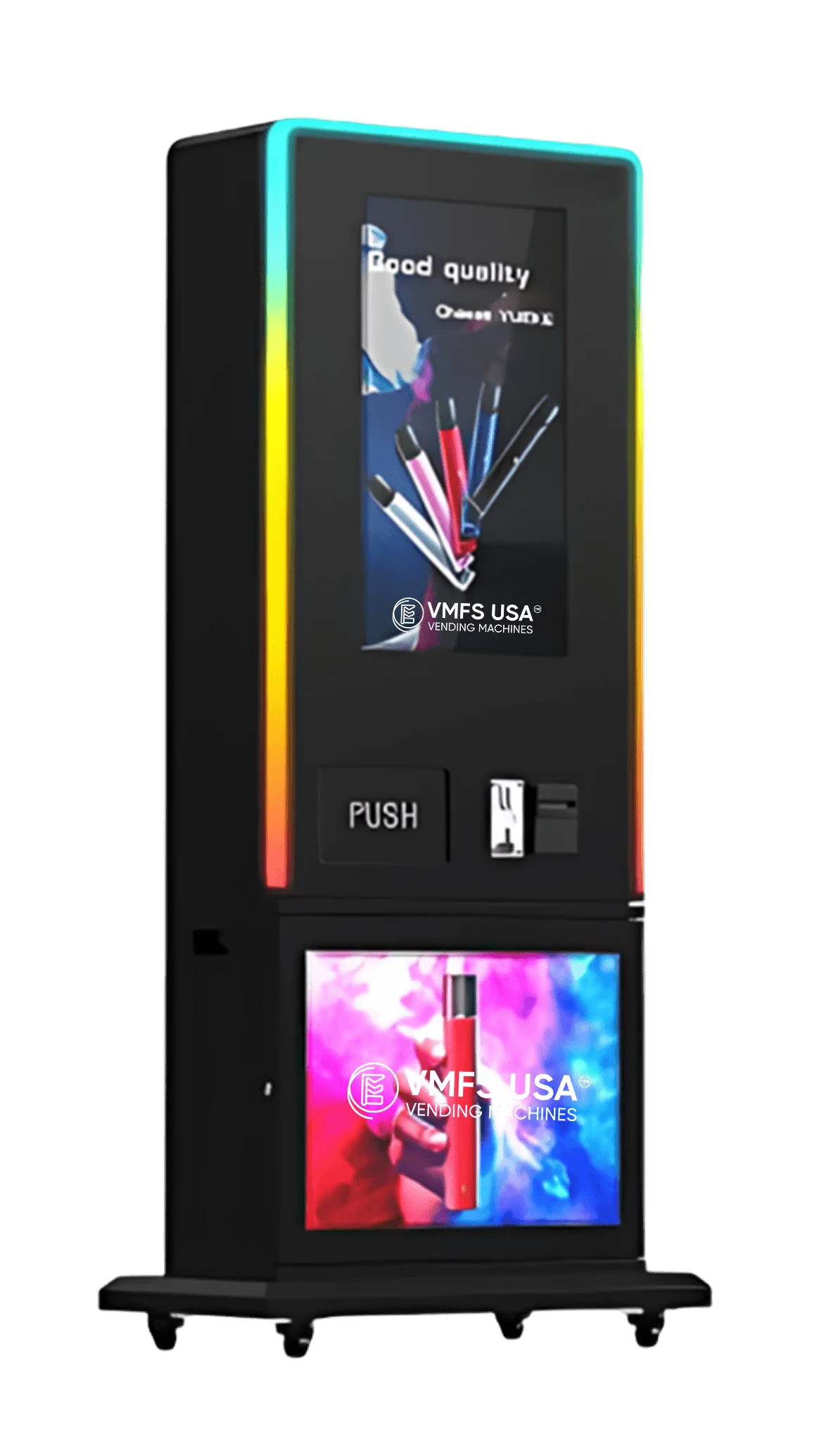 vape vending machine with biometric verification