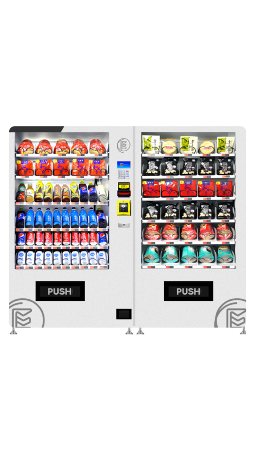 Dual combo vending machine