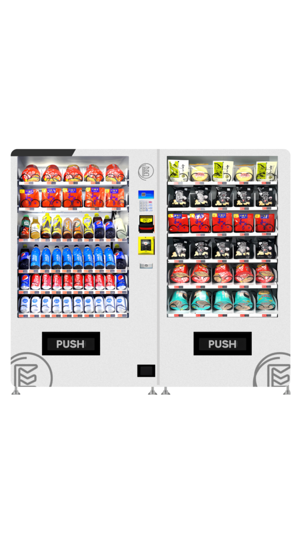 Dual combo vending machine