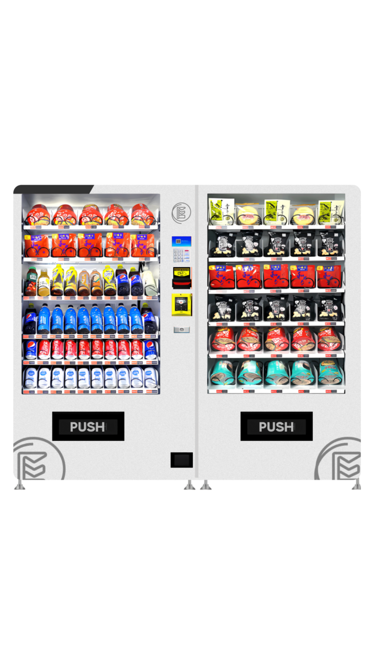 Dual combo vending machine