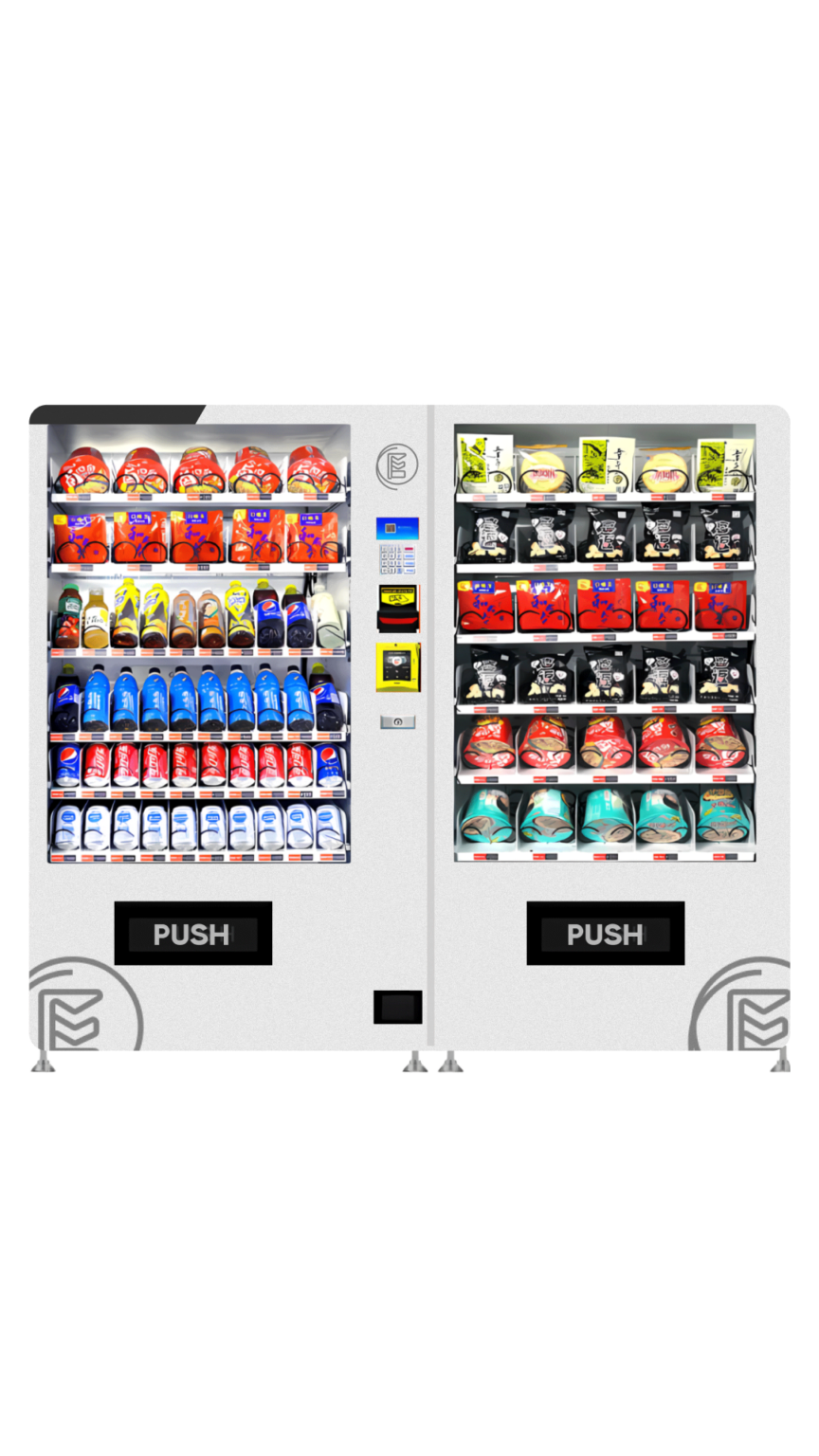 Máquina expendedora combinada doble