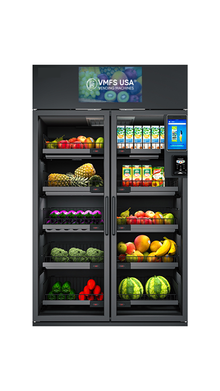 Máquina expendedora de alimentos congelados con IA