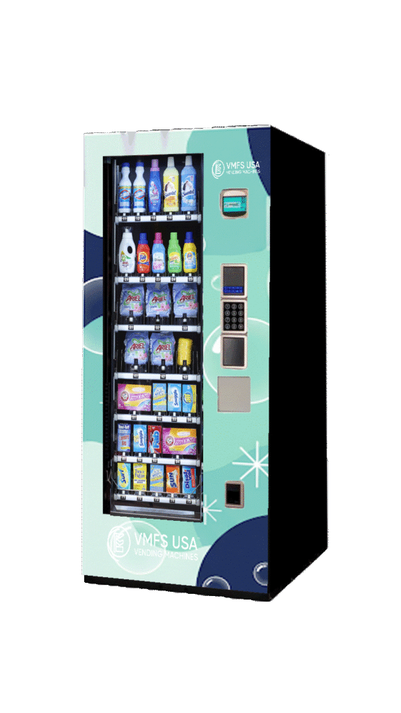 Laundry vending machine