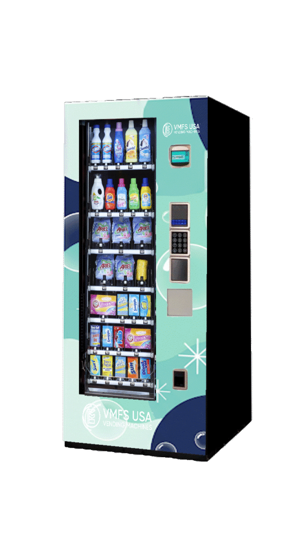 Laundry vending machine