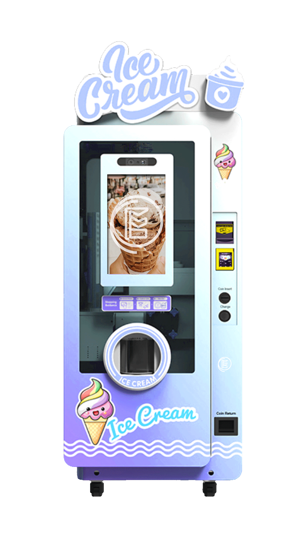 Soft Serve Ice Cream Vending Machine