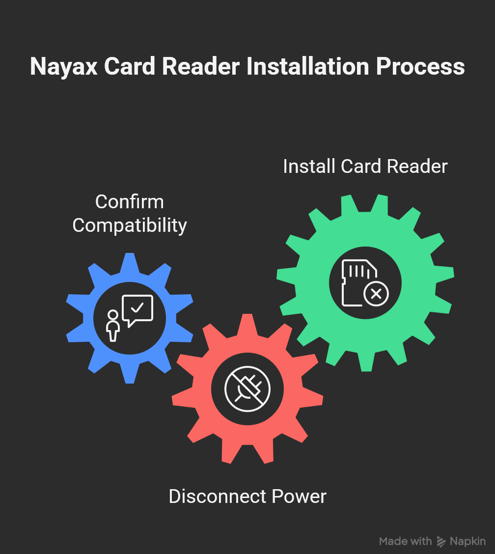 card reader installation 