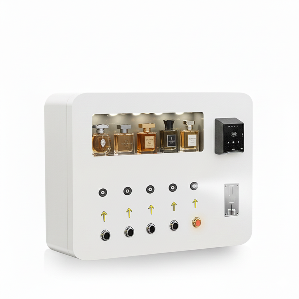 perfume spray vending machine